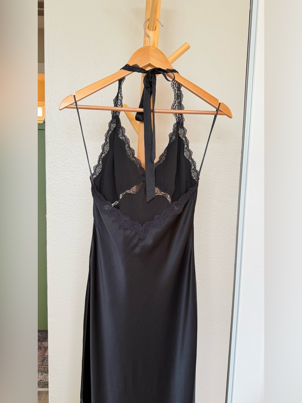 Reformation Nora Silk Dress In Black, brand new without tags, never worn. - Picture 10 of 13